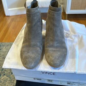 Vince suede bootie. Gently worn / with box. Style: Hallie